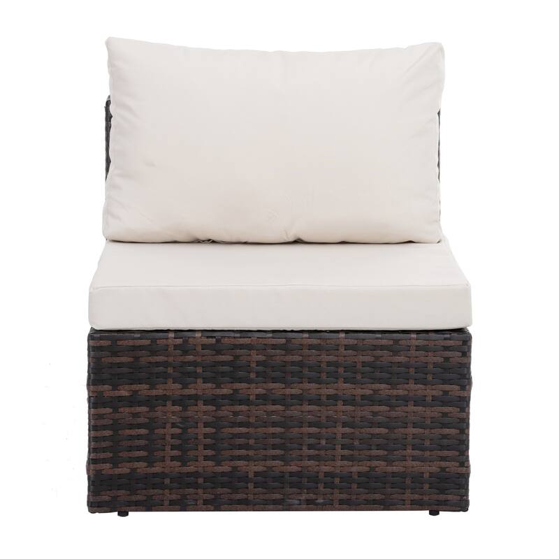 Outdoor Wicker Weaving Conversation Combo Set of 5