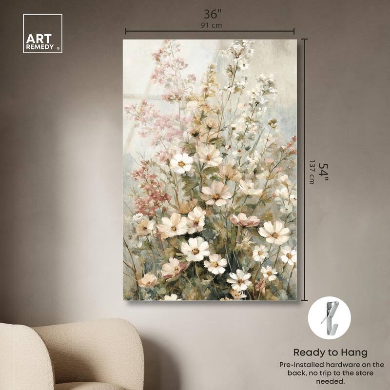 Heirloom Blossoms I Acrylic by Art Remedy, Ready to Hang