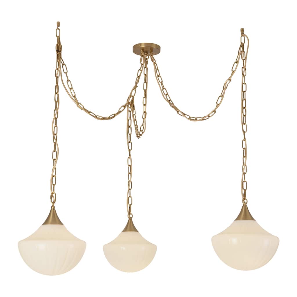 Alora Lighting MP651312 Farrah 3 Light 12" Wide Multi Light Pendant