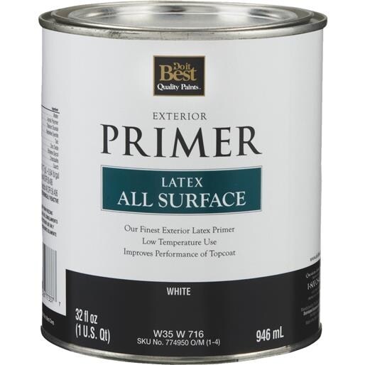 Ext White Latex Primer W35w00716 44 Unit Qt Free Shipping On Ext White Latex Primer W35w00716 44 Unit Qt