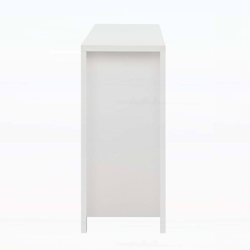 Stylish Wave-Pattern Sideboard Cabinet with Drawers and Doors
