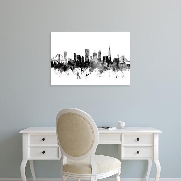 Easy Art Prints Michael Tompsett's 'San Francisco California Skyline' Premium Canvas Art
