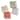 Certified International Santa Delight Set of 4 Canape Plate 6in asst - 6" L x 6" W x 0.75" H