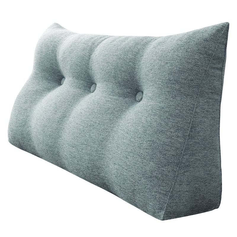 WOWMAX Bed Rest Wedge Pillow Bolster Reading TV Daybed Back Support