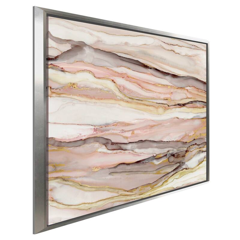 "Graceful Marble II" by Carol Robinson Print on Floating Canvas