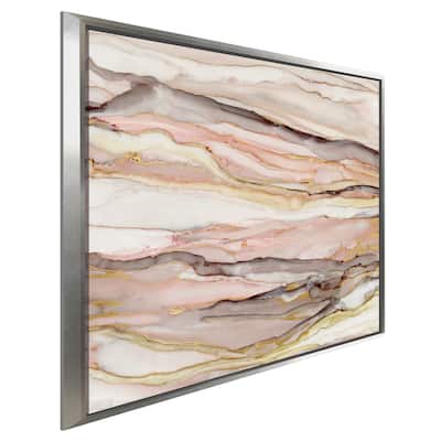 "Graceful Marble II" by Carol Robinson Print on Floating Canvas