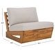 preview thumbnail 9 of 10, SAFAVIEH Outdoor Patio Furniture Dune Lounge Chair (Set of 2) - 33"W x 34"D x 24"H