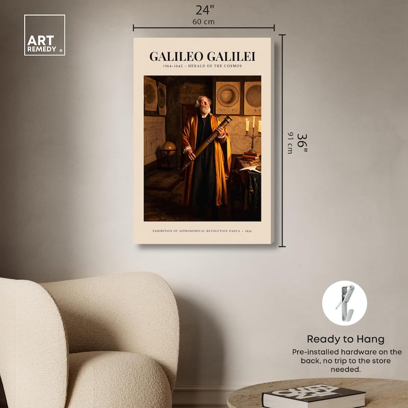 Herald of the Cosmos Art Canvas by Art Remedy, Gallery Wrapped