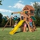 preview thumbnail 1 of 6, Swing-N-Slide Jamboree Fort Wood Outdoor Swing Set - 13' W x 13' L x 9' 6" H