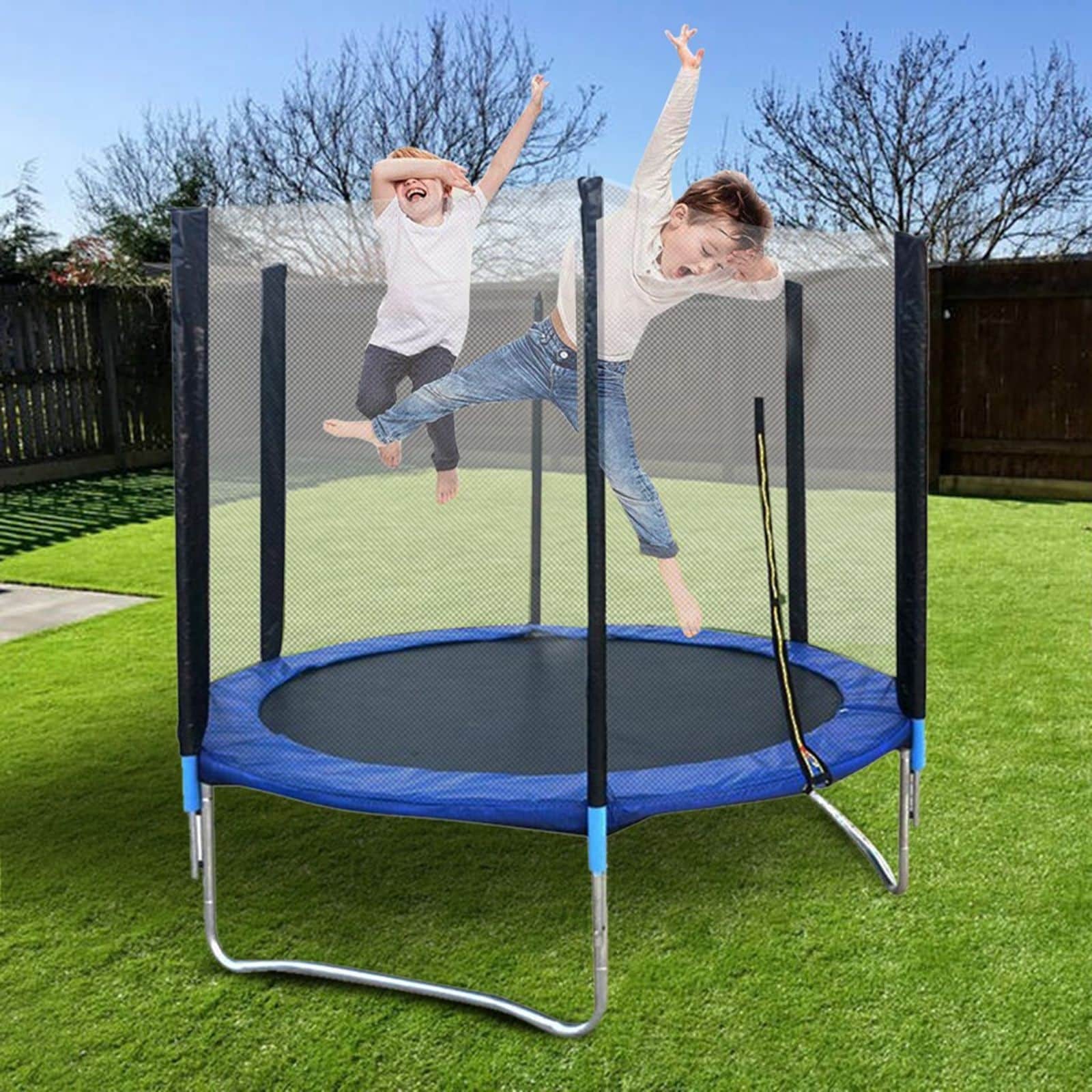 6ft trampoline with safety net hotsell