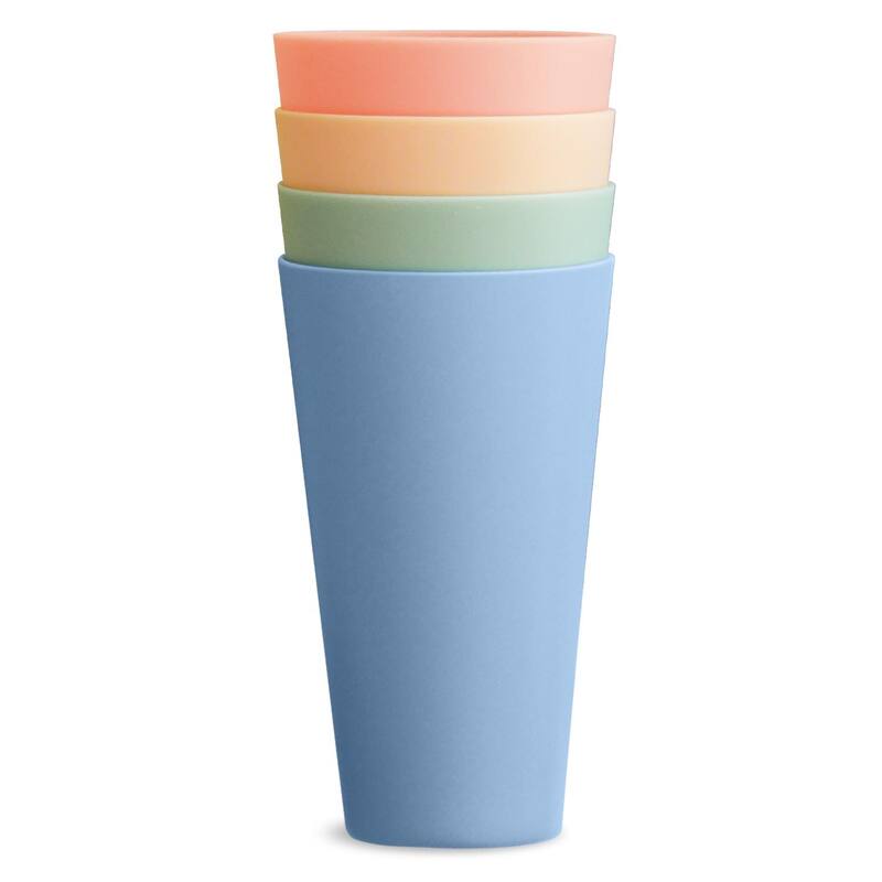 Abode Homewares Essential PP Jumbo 21 oz, Assorted 4 Pack Set of 6