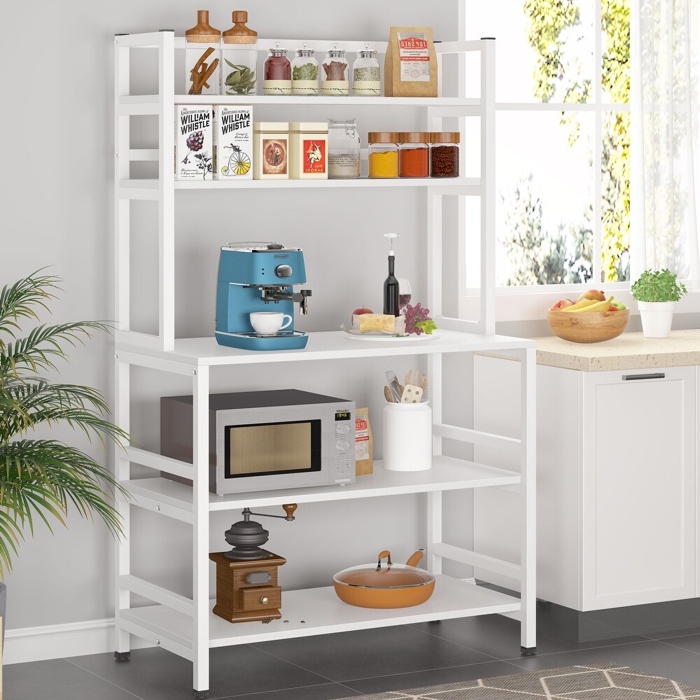 White store bakers rack