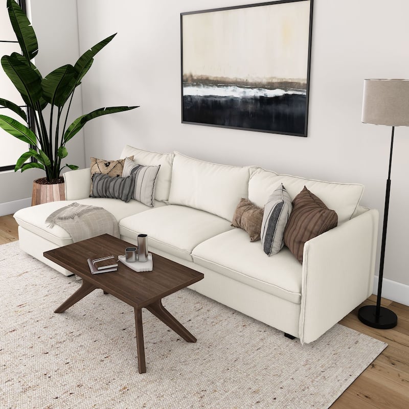 Plank and Beam Verso Rectangular Cross Leg Coffee Table - 40"