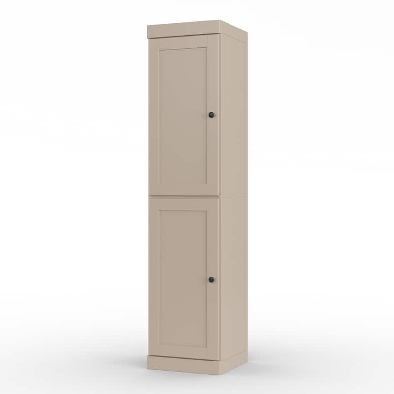 Palace Imports 100% Solid Wood 16.5" Bathroom Storage Cabinet with Shaker Doors and Adjustable Shelves