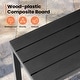 preview thumbnail 3 of 12, Pellebant Patio Outdoor Bar Table Rectangle Pub Table Dining Table