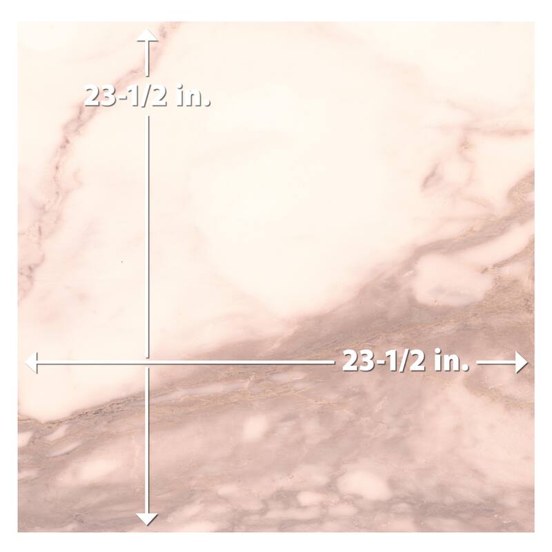 Merola Tile Reve Rose 11-3/4" x 11-3/4" Porcelain Floor and Wall Tile