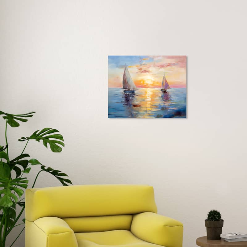Wynwood Studio Canvas Nautical and Coastal Memories on the High Seas Blue and Nautical & Coastal Wall Art Canvas Print - 20 x 30