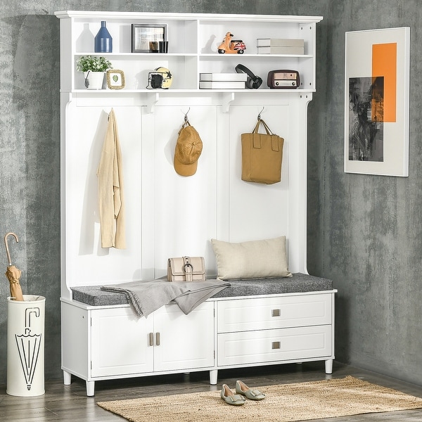 Homcom coat rack store