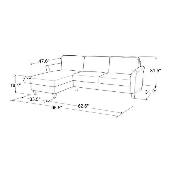 iLounge Waverly Microfiber Sofa with Rolled Arms On Sale Bed Bath