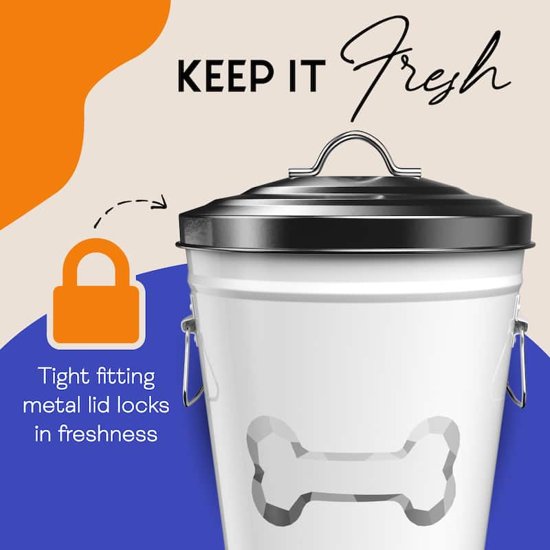 Amici Pet Food Zentangle Safe Storage Canister