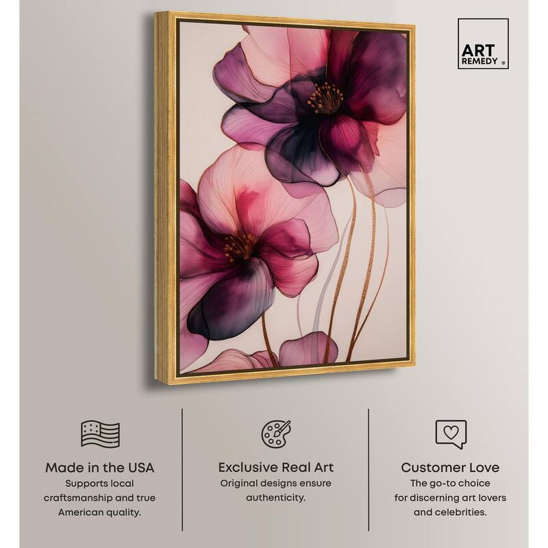 Velvet Verse III Canvas by Art Remedy