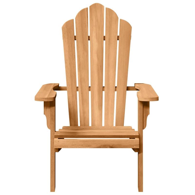 vidaXL Garden Adirondack Chairs 2 pcs Brown Teak - 30.3 x 30.7 x 37.4
