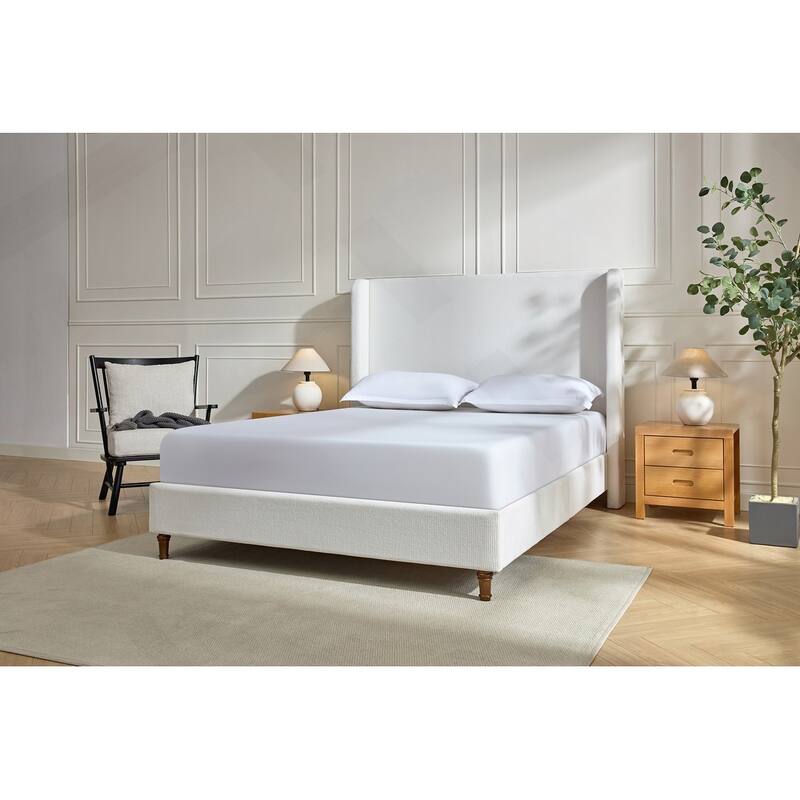 Elegant Upholstered Bed with Advanced Assembly and Sturdy Construction