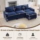 preview thumbnail 18 of 109, Modular Cloud Chenille Sectional Sofa with Ottomans, Deep Seat Convertible L-Shaped or U-Shaped Couch
