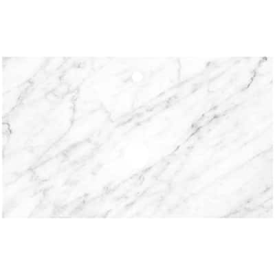 Native Trails VT36-V-CA-1 Carrara 36" Marble Vanity Top with Single
