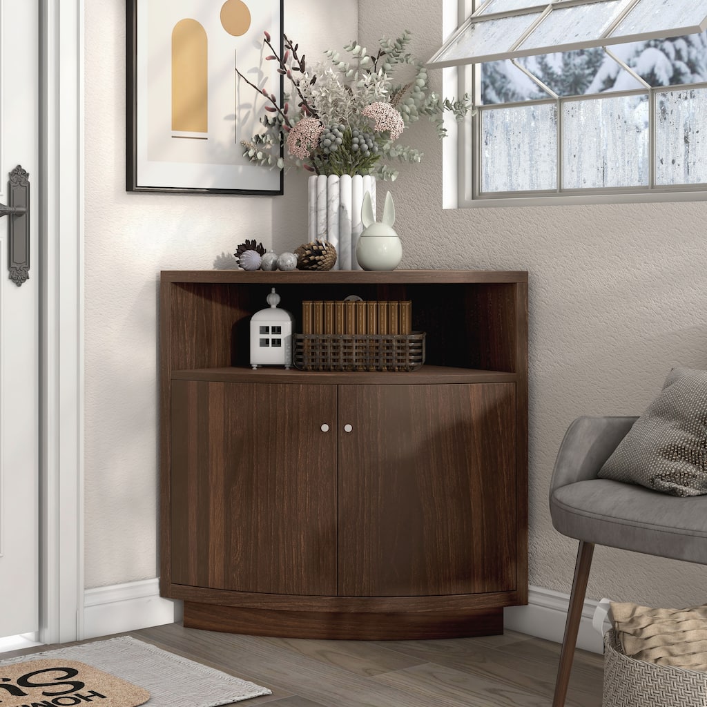 Porch & Den Wilson 3-shelf Corner Buffet