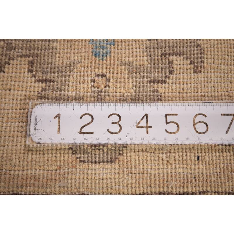 Oushak Turkish Area Rug Vegetable Dye Handmade Wool Carpet - 8'8" x 11'8"