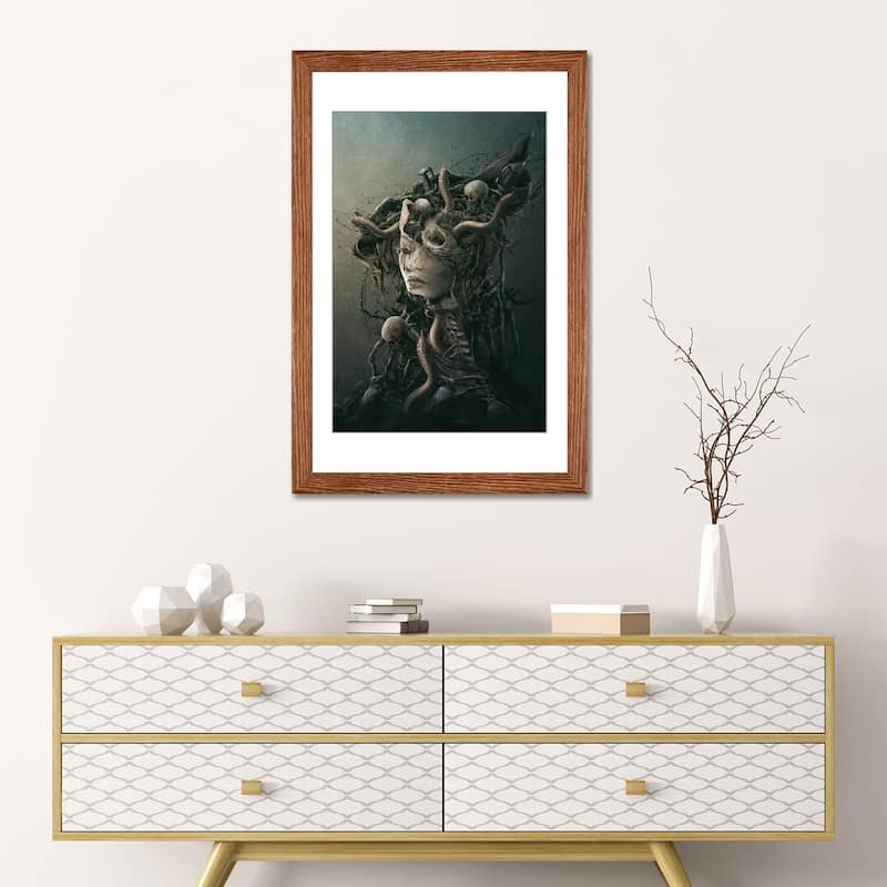 iCanvas "Skull Queen XVI" by Riza Peker