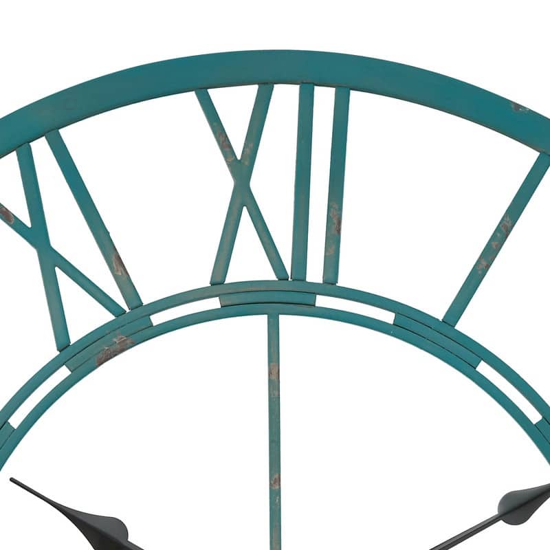 UTOPIA ALLEY Oversized Roman Round Wall Clock, Large Wall Clock, Big Clocks for Living Room Decor, 27 inch Diameter