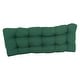 preview thumbnail 66 of 94, Solid Twill Tufted Indoor Bench Cushion (Multiple widths from 42 to 60 inch)