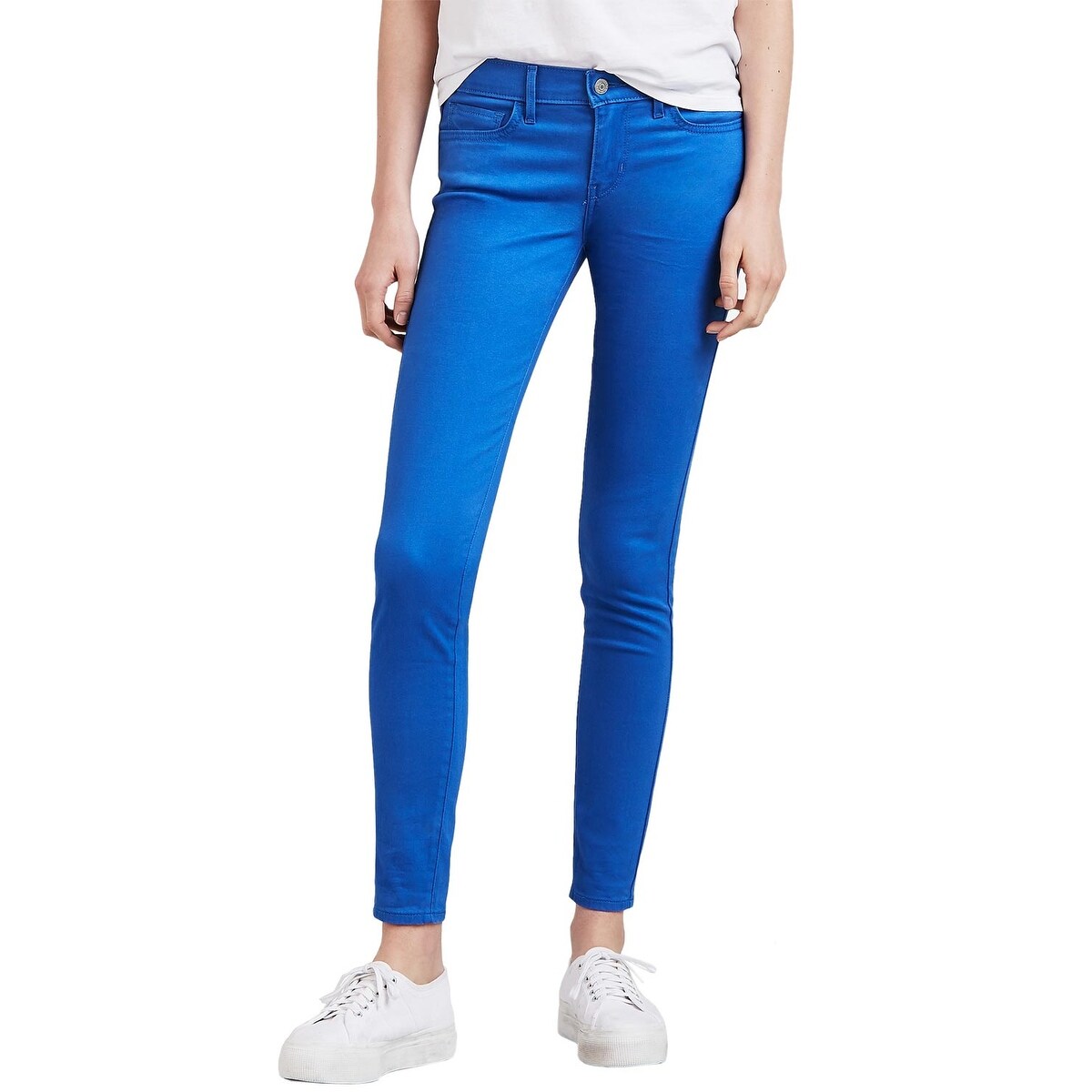 Levi's 591 24/26 прямые голубые женские