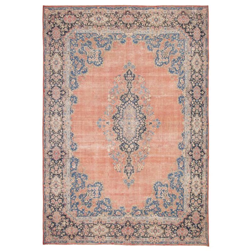 ECARPETGALLERY Hand-knotted Antalya Vintage Copper Wool Rug - 10'0 x 14'3 - Copper - 10'0 x 14'3
