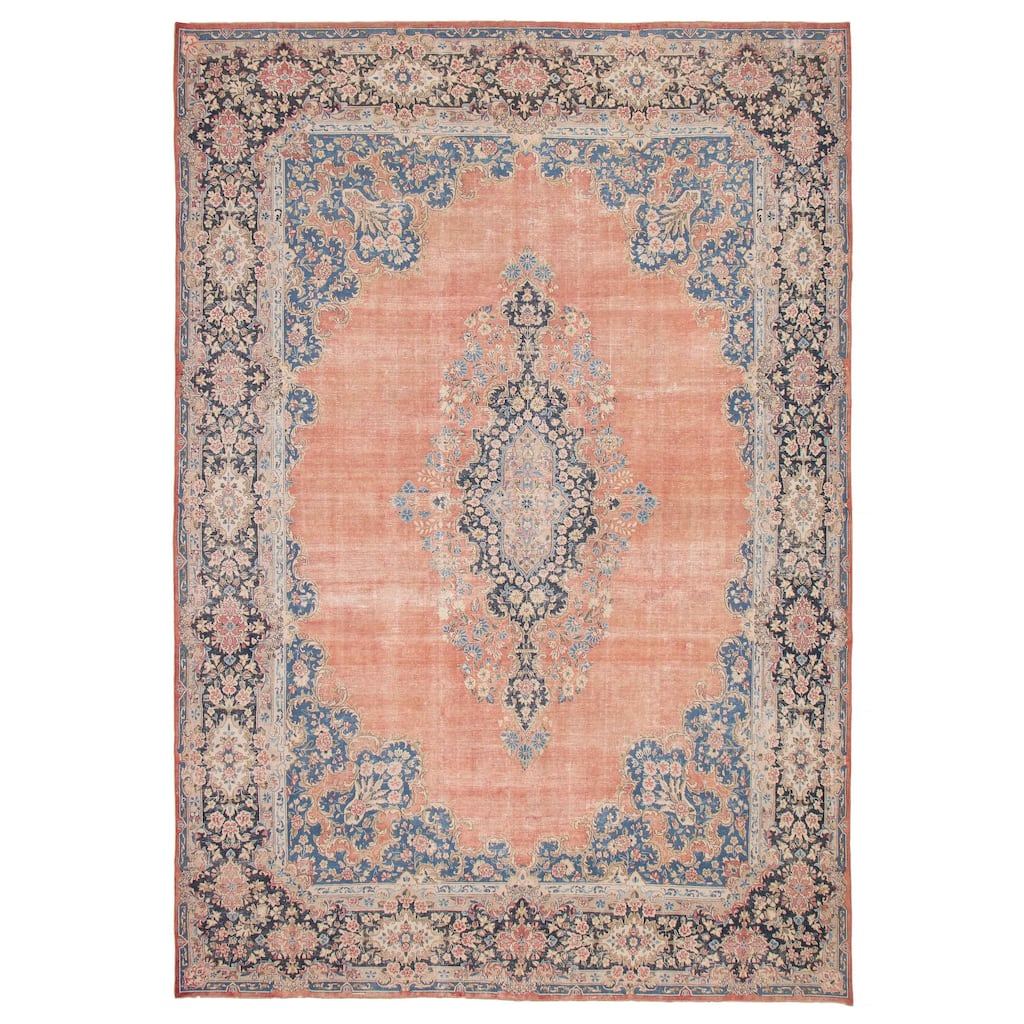 ECARPETGALLERY Hand-knotted Antalya Vintage Copper Wool Rug - 10'0 x 14'3