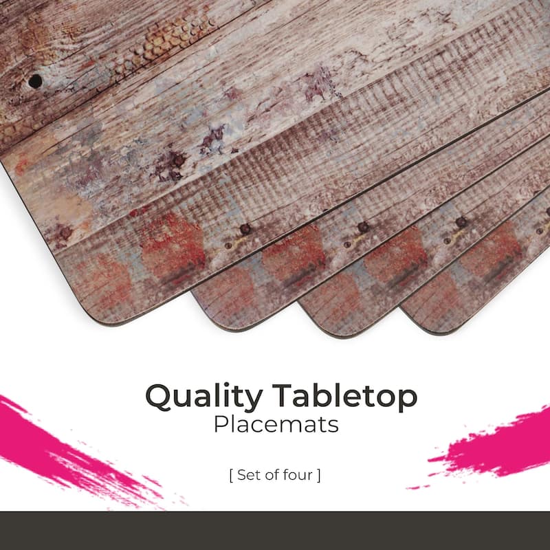 Pimpernel Set of 4 Frozen in Time Placemats - 15.7 x 11.7 in