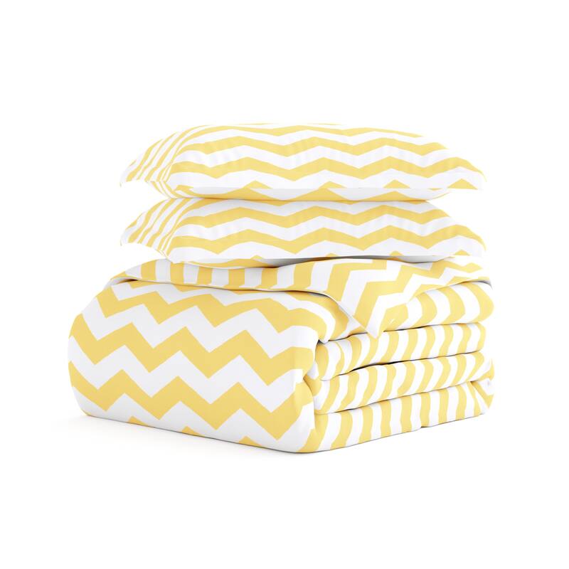 Becky Cameron Arrow 3 Piece Duvet Cover Set - Queen - Yellow