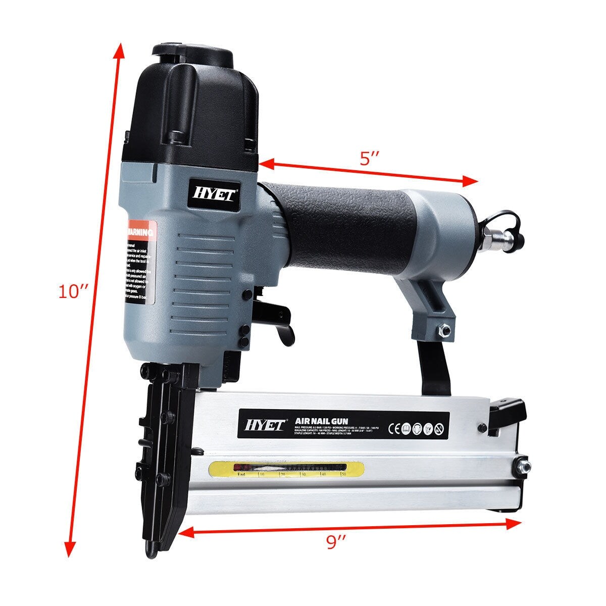 Shop Costway 18 Gauge 2 In 1 Air Brad Nailer And Stapler W