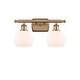 preview thumbnail 47 of 45, Innovations Lighting Athens 2 Light 16" Bath Vanity Light Brushed Brass/Matte White