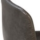 preview thumbnail 5 of 3, Remington PU Leather Upholstered Dining Chair, Dark Grey