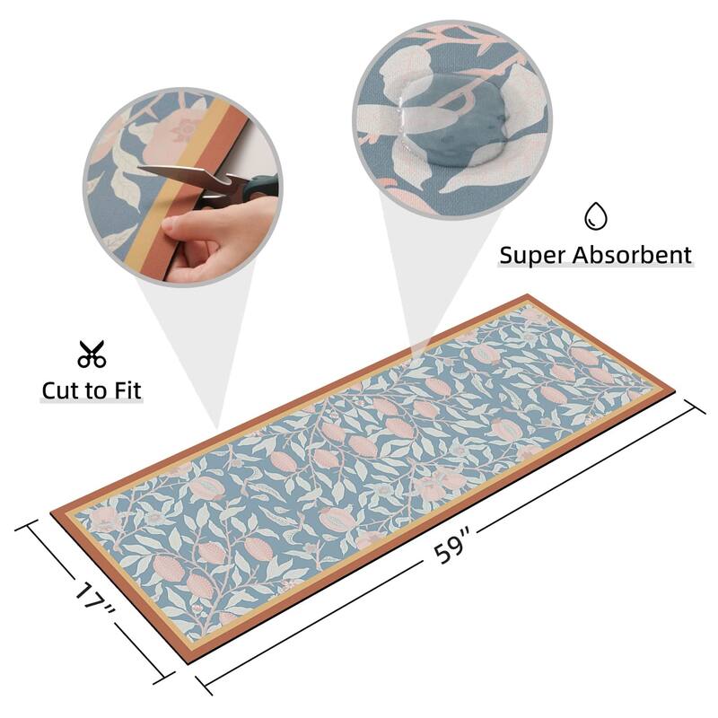 Bath Mat Rug-Thin Quick Dry