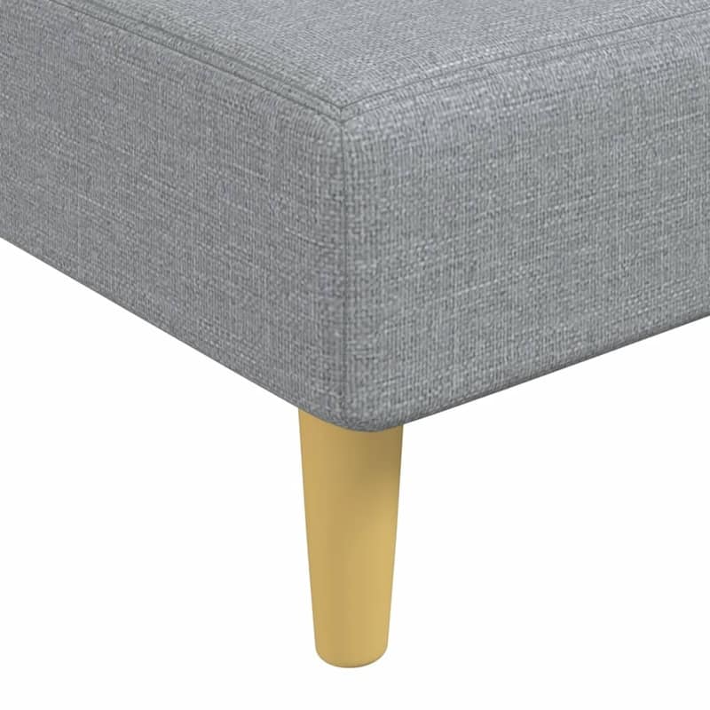 vidaXL Chaise Longue Fabric - 21.7" x 55.1" x 27.6"