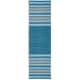 preview thumbnail 20 of 19, SAFAVIEH Handmade Montauk Caragh Stripe Cotton Flatweave Rug 2'6" x 10' Runner - Blue/Grey - Runner