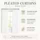 preview thumbnail 11 of 11, Fabdivine Linen Block Print Curtain Panel Pleated Drapery Floral Window Treatments Boho Printed Dining Room Décor, Kudrat