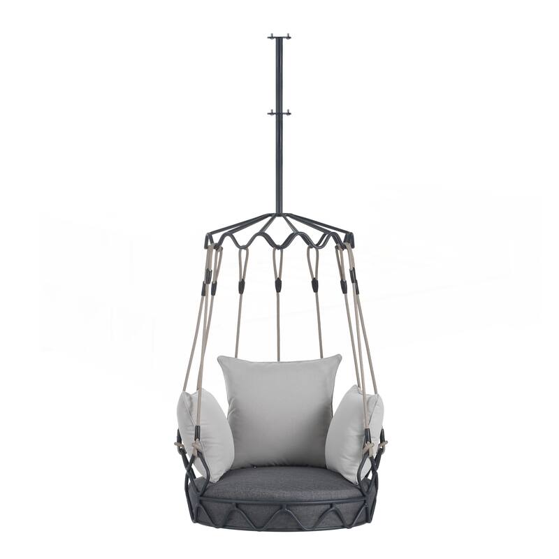 Outdoor Porch Swing Chair Hanging Basket