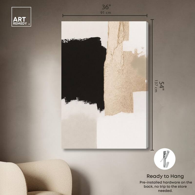 Earth and Ink II Canvas by Art Remedy, Gallery Wrapped