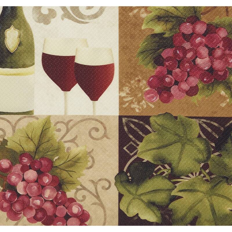 Coffee Cup Party Novelty or Wine Tile Anti-Fatigue Kitchen Wellness Mat