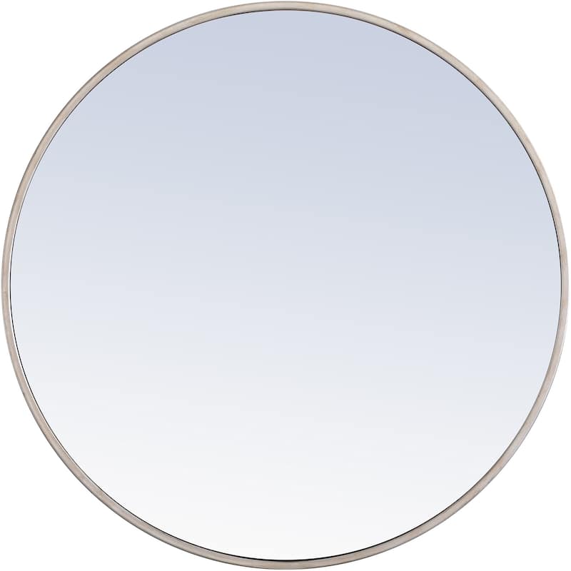 Elegant Lighting Eternity 28" Diameter Circular Beveled Metal Framed